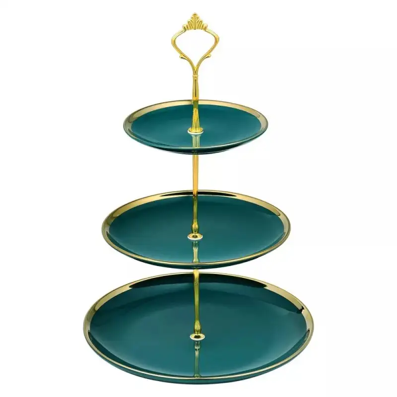 Platou pentru prajituri , supraetajat cu 3 niveluri