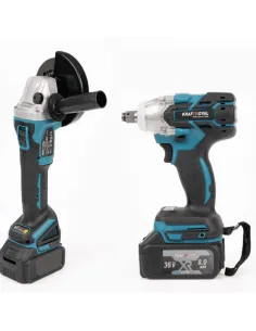 Set Flex si Cheie 2in1de impact , 2 acumulatori, 36V, 8AH, incarcator si trusa inclusa