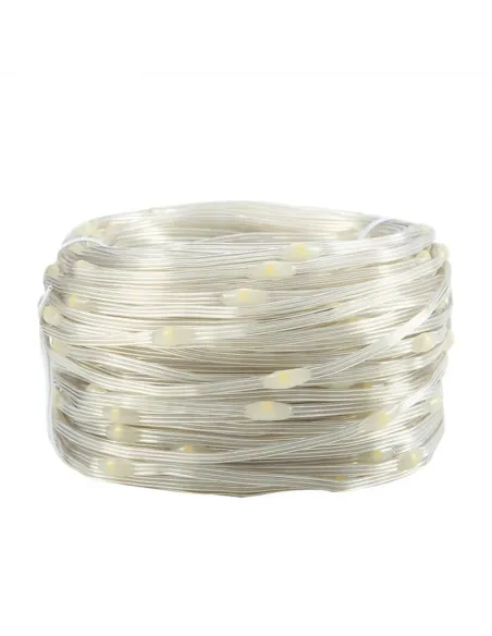 Ghirlanda Luminoasa Decorativa din Cupru 100M cu 800 LEDuri, Cablu Transparent, 8 Programe, Lumina Colorata, de Exterior