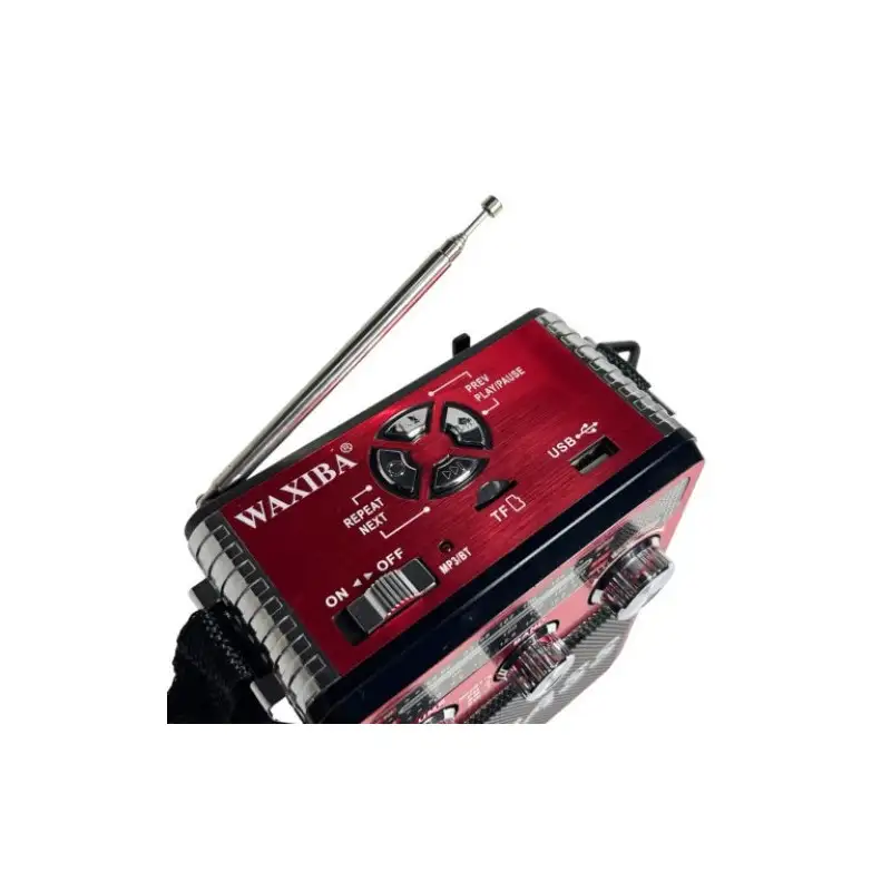 Radio multifunctional dotat cu lanterna Waxiba