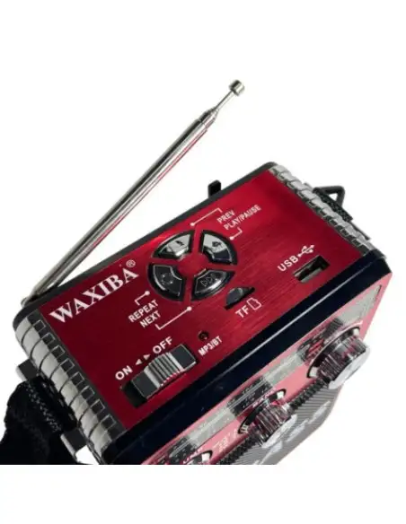 Radio multifunctional dotat cu lanterna Waxiba