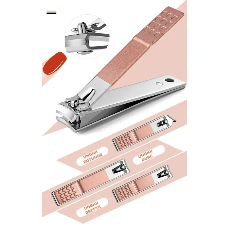 Trusa manichiura profesionala 18 piese otel inoxidabil