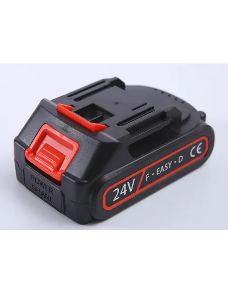 Acumulator Li-ion 24v minifierastru, 2 pini, 6500 mAh, mufa incarcare laterala, universal