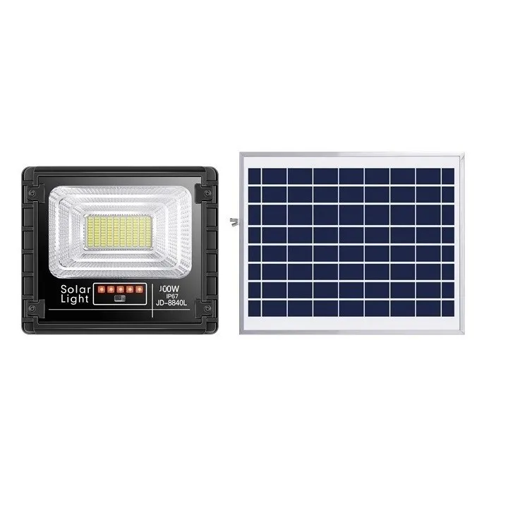 Proiector Solar LED Jortan 100w, IP 66, telecomanda,