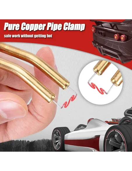 Pistol de lipit si sudat plastic , 50w  + 200 sarmulite ondulate + Cutie transport CADOU