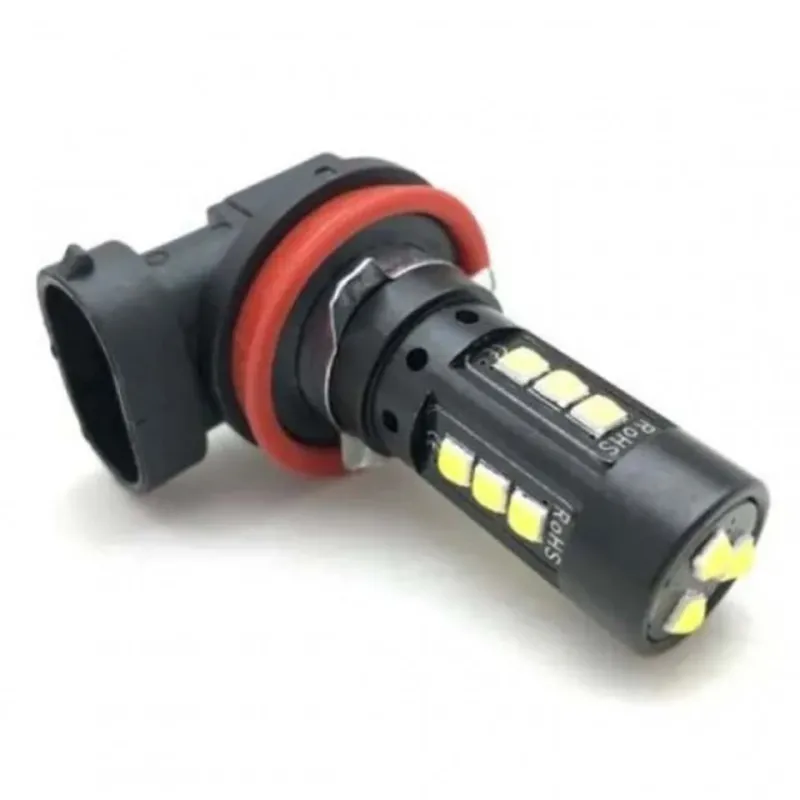 Set 2 Becuri Auto LED H11/H8 15 LED-uri, 80W, 6000K