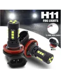 Set 2 Becuri Auto LED H11/H8 15 LED-uri, 80W, 6000K