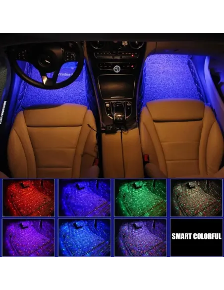 Lumina auto Starlight RGB 12 LED-uri,USB