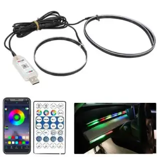 Banda ambientala Symphony ,120 cm, lumina RGB, USB 2