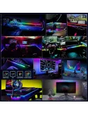 Banda ambientala Symphony ,120 cm, lumina RGB, USB