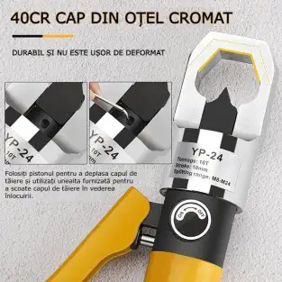 Presa hidraulica pentru taiat piulite 2