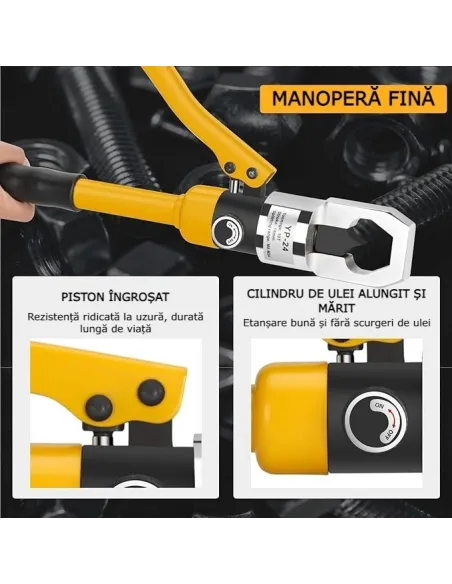 Presa hidraulica pentru taiat piulite