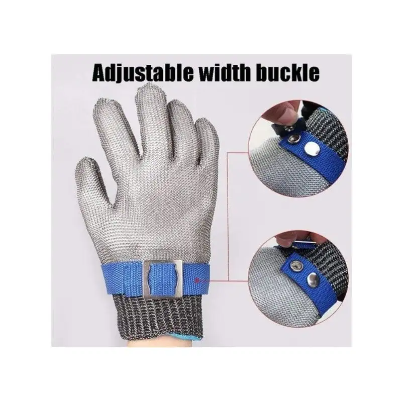 Manusa macelar protectie,anti-taiere, din plasa otel inoxidabil