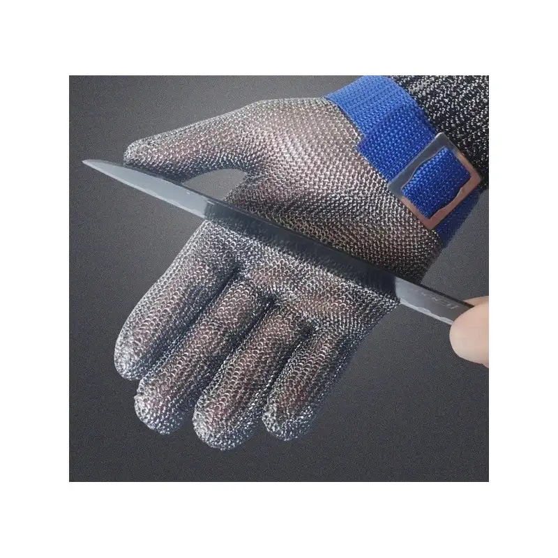 Manusa macelar protectie,anti-taiere, din plasa otel inoxidabil