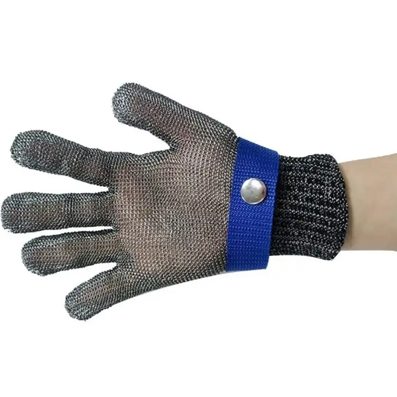 Manusa macelar protectie,anti-taiere, din plasa otel inoxidabil