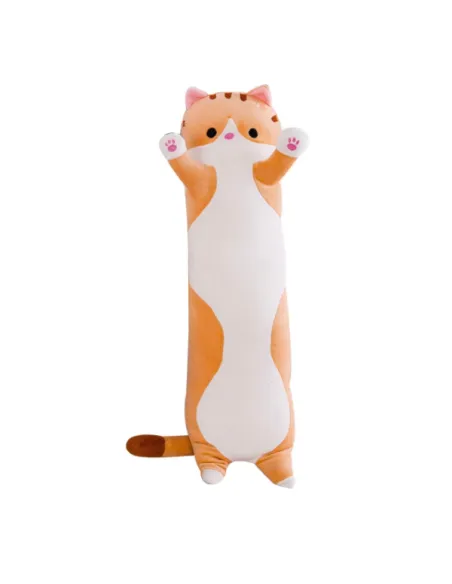 Pisicuta de plus uriasa, culoare bej ,85 cm