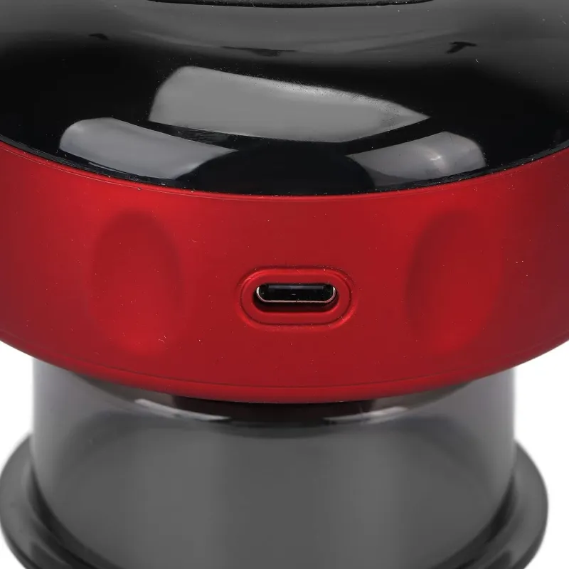 Aparat de masaj 3 in 1 ventuza 12 niveluri lumina rosie si presiune negativa