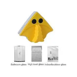 Stergator magnetic geamuri ABS,16 x 13.5 cm galben, alb 2