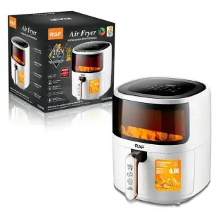 Friteuza Digitala ,air fryer RAF 6L, control tactil, cu functie aircrisp 2