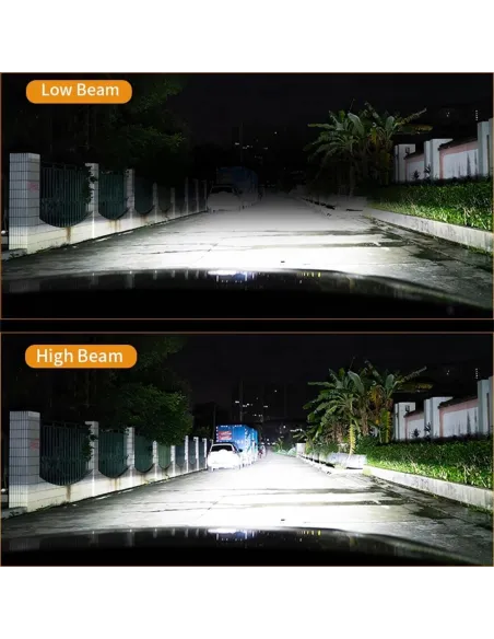 Set 2 becuri auto LED Canbus, 12000Lm H4 220W, 6000K