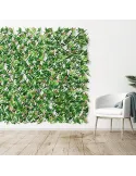 Gard artificial DELUXE cu frunze de Photinia, 160x100cm, posibilitate de extindere pana la 40x230cm