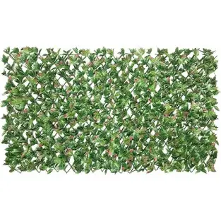 Gard artificial DELUXE cu frunze de Photinia, 160x100cm, posibilitate de extindere pana la 40x230cm 2