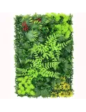 Gard decor cu frunze artificiale si merisoare 40x60cm