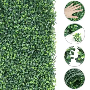 Gard artificial cu frunze din Cisimir 40 x 60cm