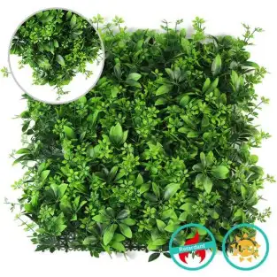 Panou cu frunze luxuriant, artificial 50x50cm