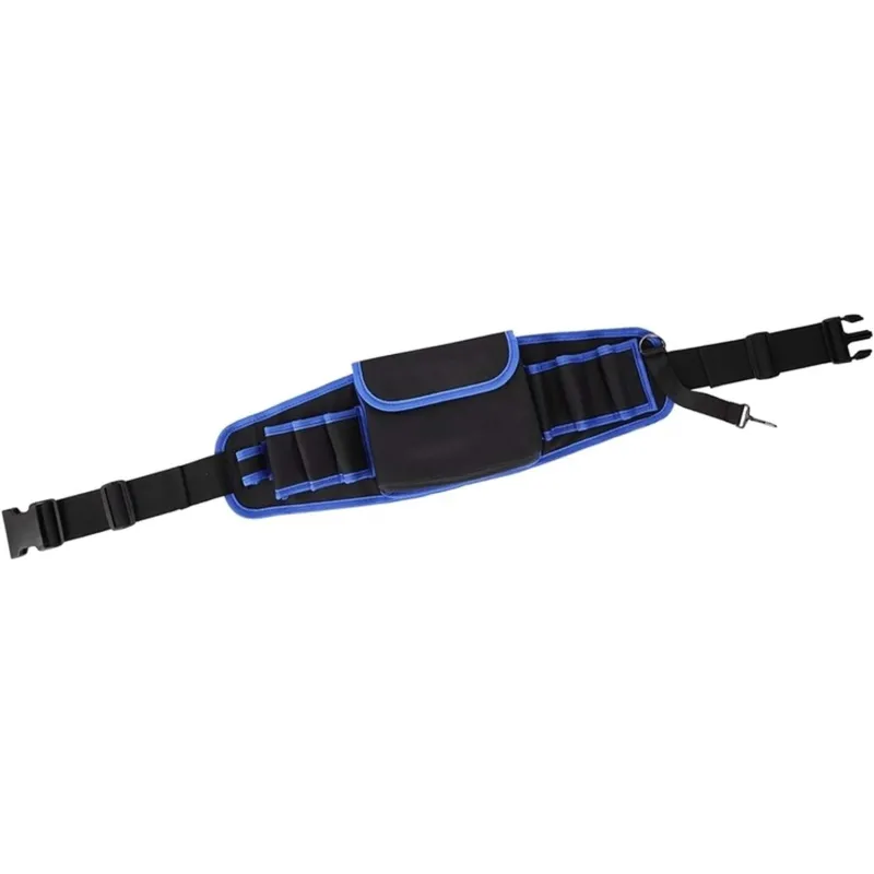 Borseta curea pentru scule profesionala 8 +1, centura port, albastra