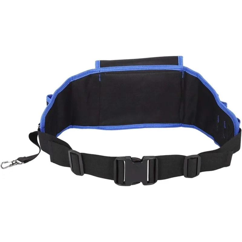 Borseta curea pentru scule profesionala 8 +1, centura port, albastra