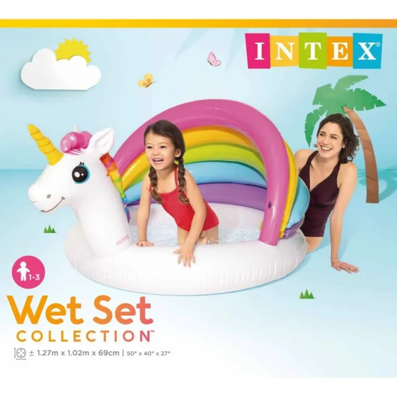 Piscina gonflabila pentru copii , model unicorn