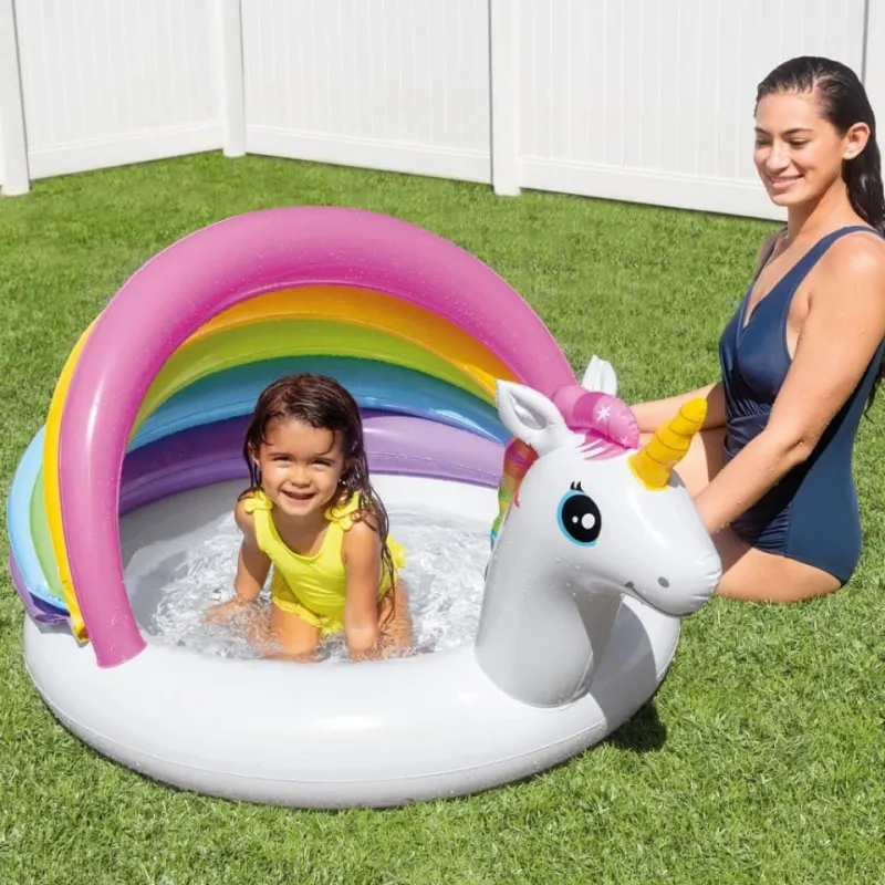 Piscina gonflabila pentru copii , model unicorn