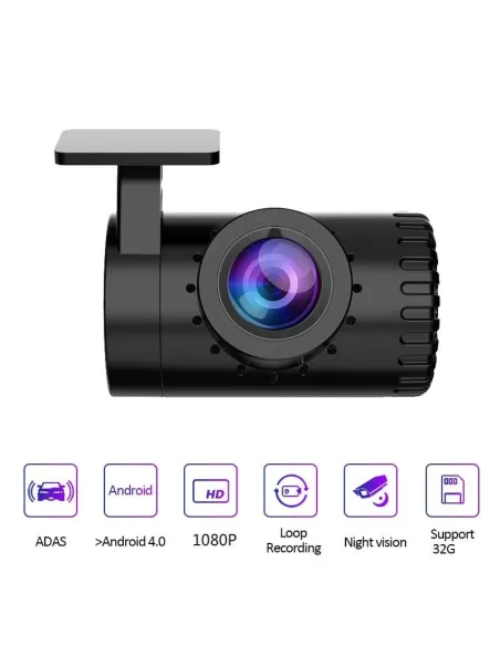 Camera auto DVR mini F20 ,720P,MicroSD, functie ADAS , conexiune USB