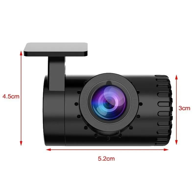 Camera auto DVR mini F20 ,720P,MicroSD, functie ADAS , conexiune USB
