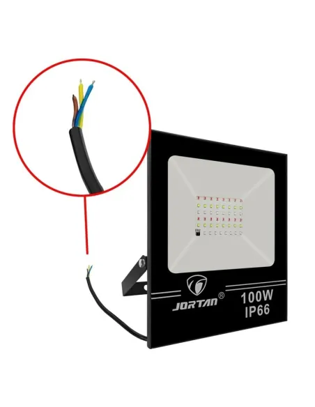 Proiector LED RGB, 100W, IP66, cu telecomanda