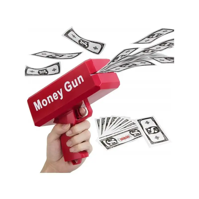 Pistol Supreme Money Gun, jucarie interactiva de aruncat bani