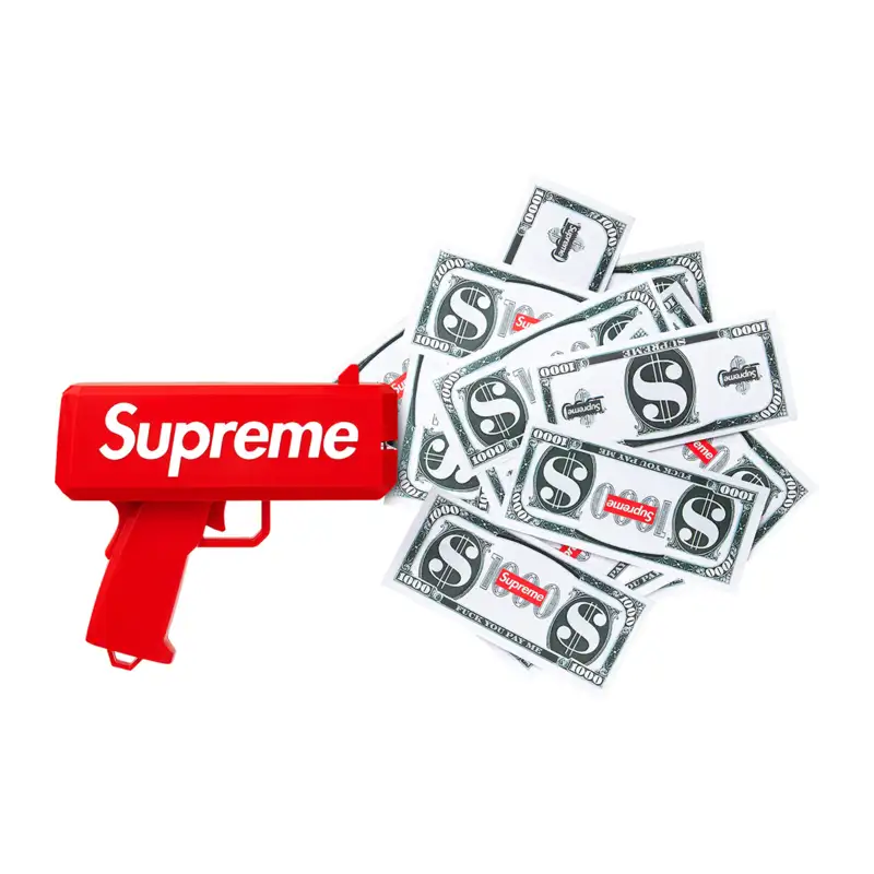 Pistol Supreme Money Gun, jucarie interactiva de aruncat bani