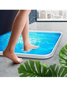 Opritor apa , garnitura silicon flexibil cu banda adeziva, 150cm, alb 2