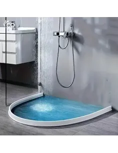 Opritor apa , garnitura silicon flexibil cu banda adeziva, 150cm, alb