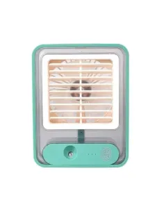 Mini aer conditionat cu ventilatie, 3 viteze de racire, baterie reincarcabila culoare portocaliu