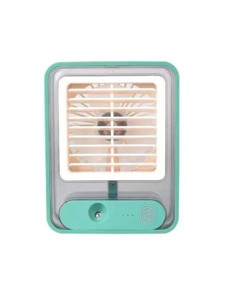 Mini aer conditionat cu ventilatie, 3 viteze de racire, baterie reincarcabila culoare portocaliu