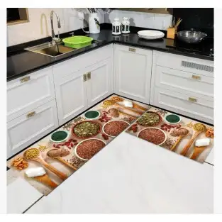 Set 2 x covoare de bucatarie, antiderapante 50x120 cm,50x60cm