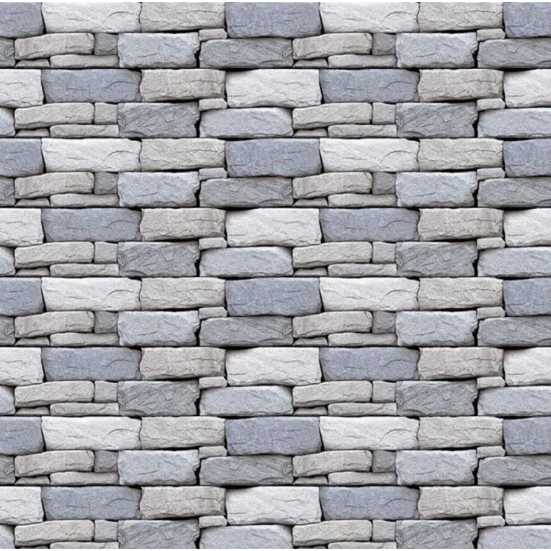 Set 10 x tapet autoadeziv decorativ 30x60 model caramida gri