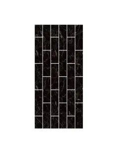 Set 10 x tapet autoadeziv decorativ 30x60 model caramida neagra 2
