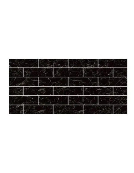 Set 10 x tapet autoadeziv decorativ 30x60 model caramida neagra