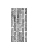 Set 10 x tapet autoadeziv decorativ 30x60 model caramida gri-alb