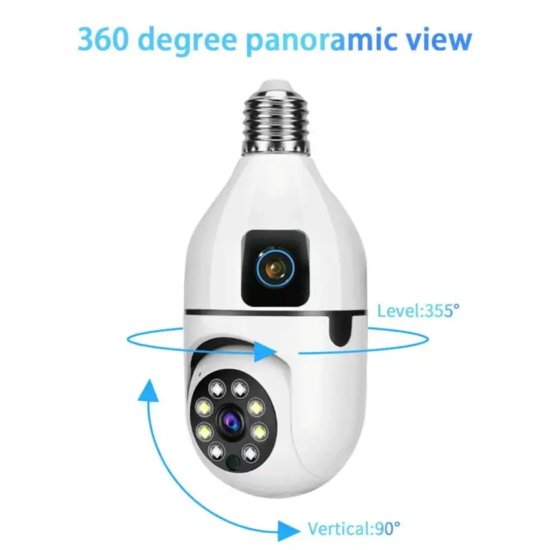 Camera dubla de supraveghere in bec, Wi-Fi Jortan, JTZ-9696, night vision + Card memorie 32gb
