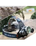Lanterna de cap 3 x Led Cree XML, T6, frontala