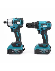 Set Bormasina de impact si masina de insurubat, 2 acumulatori, 36V,10A, KRAFT ROYAL